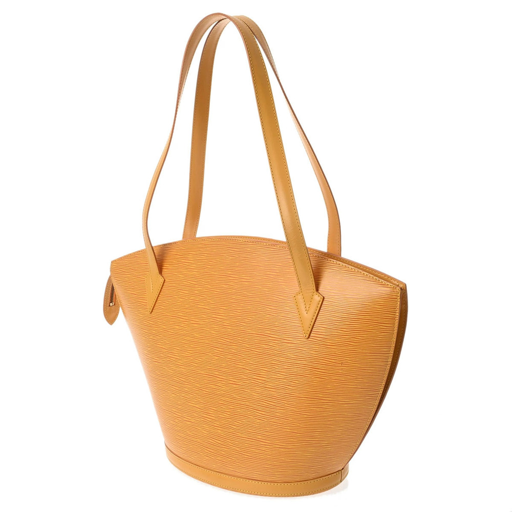 Louis Vuitton Yellow Tassili Shopping Shoulder Epi Saint Leather Jacques Bag